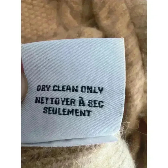 Magaschoni Womens Camel Tan Cashmere Sweater Medium - Picture 6 of 7